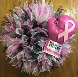 Breast Cancer Knockout Wreath